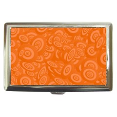 Orange Abstract 45s Cigarette Money Case