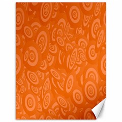 Orange Abstract 45s Canvas 12  x 16  (Unframed)