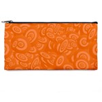 Orange Abstract 45s Pencil Case Front