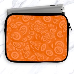 Orange Abstract 45s Apple Ipad Zippered Sleeve by StuffOrSomething