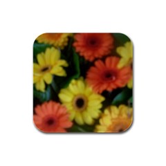 Orange Yellow Daisy Flowers Gerbera Drink Coasters 4 Pack (square) by yoursparklingshop