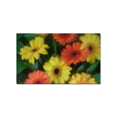 Orange Yellow Daisy Flowers Gerbera Sticker 10 Pack (rectangle) by yoursparklingshop