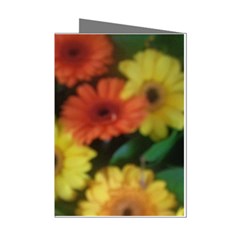 Orange Yellow Daisy Flowers Gerbera Mini Greeting Card (8 Pack) by yoursparklingshop