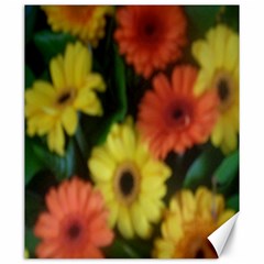 Orange Yellow Daisy Flowers Gerbera Canvas 20  X 24  (unframed) by yoursparklingshop