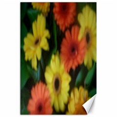 Orange Yellow Daisy Flowers Gerbera Canvas 20  X 30  (unframed)