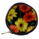 Orange Yellow Daisy Flowers Gerbera Mini Makeup Case Back