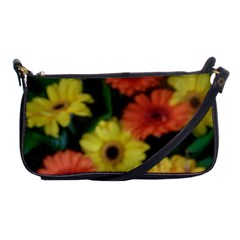 Orange Yellow Daisy Flowers Gerbera Evening Bag by yoursparklingshop