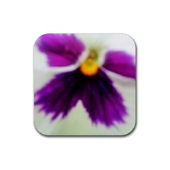 Inside Purple White Violet Flower Drink Coaster (square)