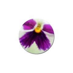 Inside Purple White Violet Flower Golf Ball Marker