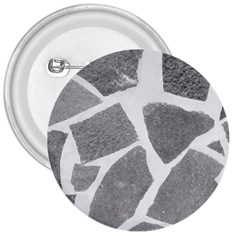 Grey White Tiles Pattern 3  Button