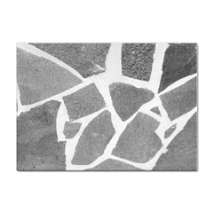 Grey White Tiles Pattern A4 Sticker 100 Pack by yoursparklingshop