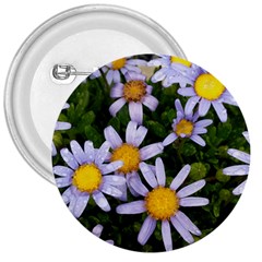 Yellow White Daisy Flowers 3  Button