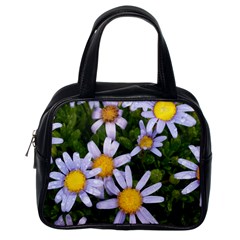 Yellow White Daisy Flowers Classic Handbag (one Side) by yoursparklingshop