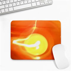 Orange Yellow Flame 5000 Small Mouse Pad (rectangle) by yoursparklingshop