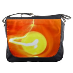 Orange Yellow Flame 5000 Messenger Bag by yoursparklingshop