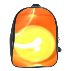 Orange Yellow Flame 5000 School Bag (xl) by yoursparklingshop