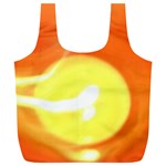 Orange Yellow Flame 5000 Reusable Bag (XL) Front