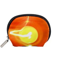 Orange Yellow Flame 5000 Accessory Pouch (small) by yoursparklingshop