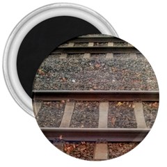 Railway Track Train 3  Button Magnet