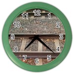 Railway Track Train Wall Clock (Color) Front