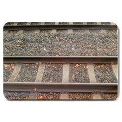 Railway Track Train Large Door Mat by yoursparklingshop