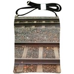 Railway Track Train Shoulder Sling Bag Front