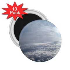 Sky Plane View 2 25  Button Magnet (10 Pack) by yoursparklingshop