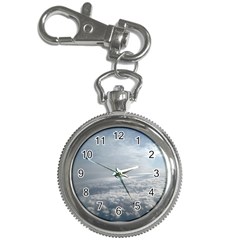 Sky Plane View Key Chain Watch