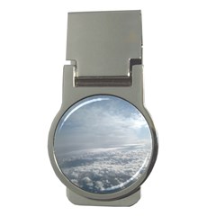 Sky Plane View Money Clip (round) by yoursparklingshop