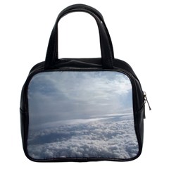 Sky Plane View Classic Handbag (two Sides) by yoursparklingshop