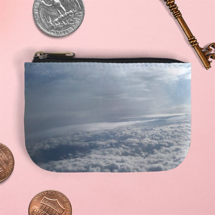 Sky Plane View Coin Change Purse