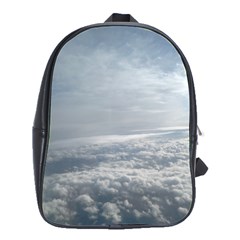 Sky Plane View School Bag (large) by yoursparklingshop