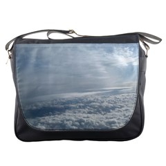 Sky Plane View Messenger Bag by yoursparklingshop