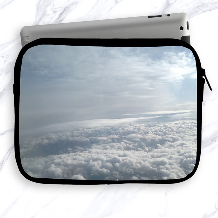 Sky Plane View Apple iPad Zippered Sleeve