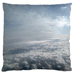 Sky Plane View Standard Flano Cushion Case (one Side) by yoursparklingshop