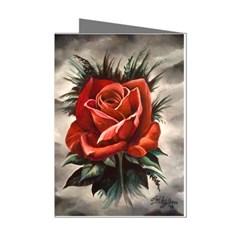 Red Rose Mini Greeting Card (8 Pack)