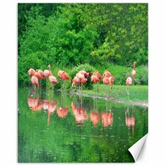 Flamingo Birds At Lake Canvas 16  X 20  (unframed) by yoursparklingshop