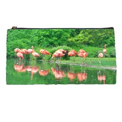 Flamingo Birds At Lake Pencil Case