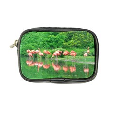 Flamingo Birds At Lake Coin Purse