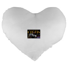 2309020769 A7e45feabe Z Large 19  Premium Flano Heart Shape Cushion