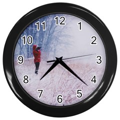 Untitled1 Wall Clock (black) by things9things