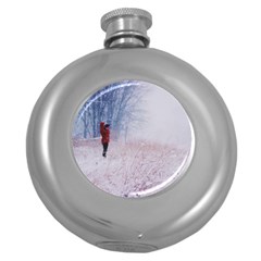 Untitled1 Hip Flask (round)