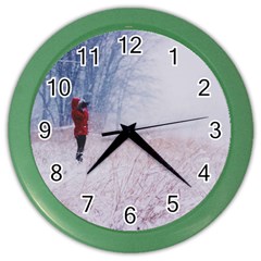 Untitled1 Wall Clock (color) by things9things