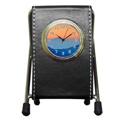 Unt4 Stationery Holder Clock by things9things