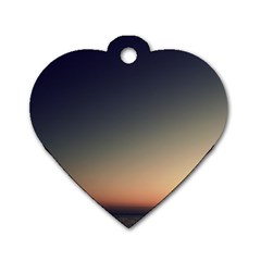 Unt5 Dog Tag Heart (one Sided) 