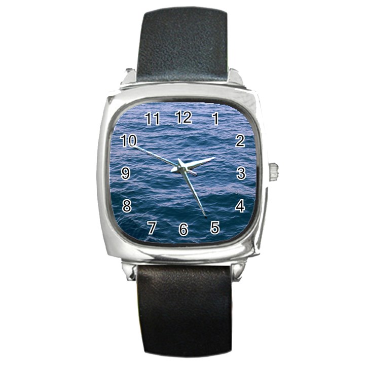 Unt6 Square Leather Watch