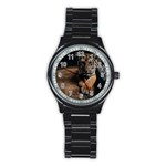 Photo  Sport Metal Watch (Black) Front