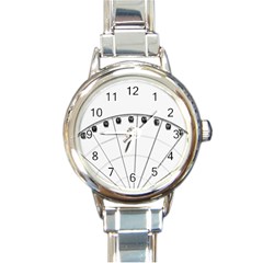 Untitled Round Italian Charm Watch