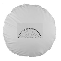 Untitled Large 18  Premium Round Cushion 