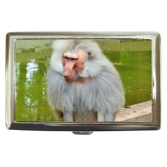 Grey Monkey Macaque Cigarette Money Case